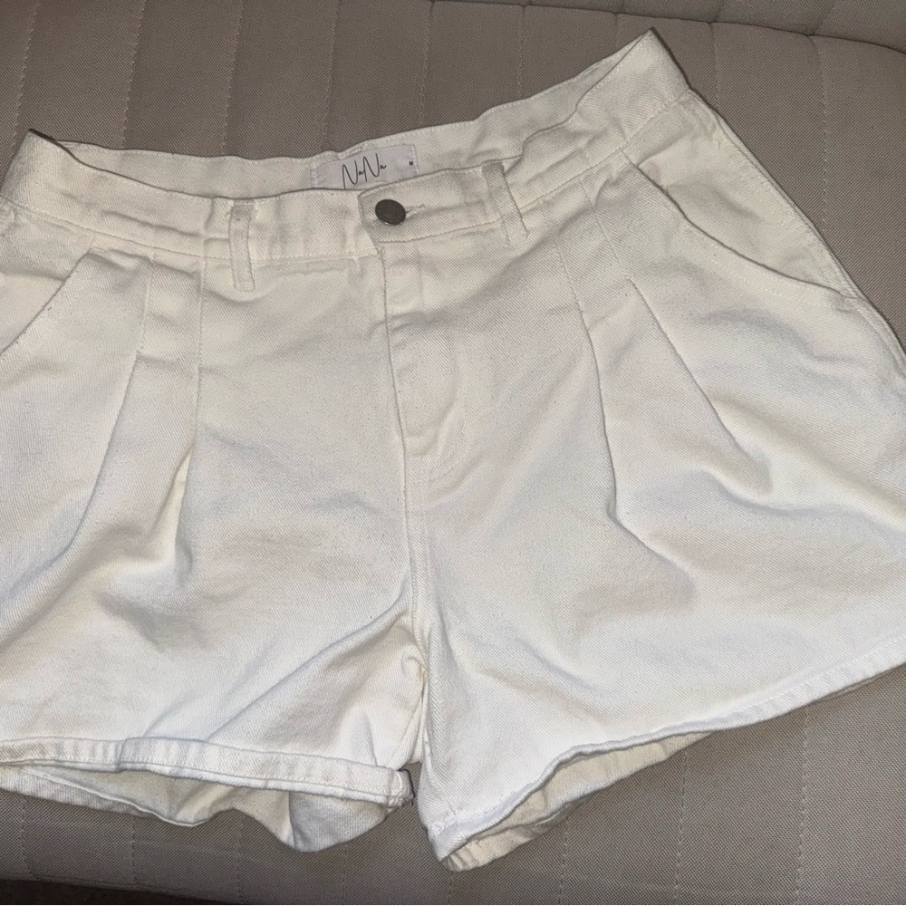 White denim Shorts